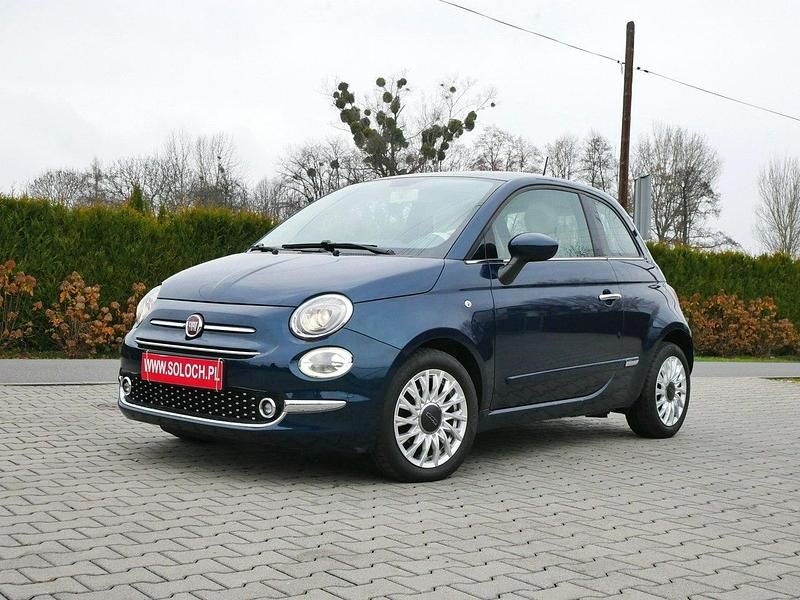 Zielony Używany 2017 Fiat 500 Hatchback | 32 900 zł (Uczciwa cena) - Obraz 1/4