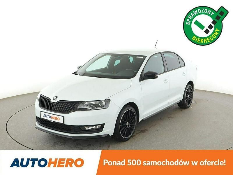 Biały Używany 2018 Skoda Rapid Sedan/Limuzyna | 42 800 zł (Uczciwa cena) - Obraz 1/3