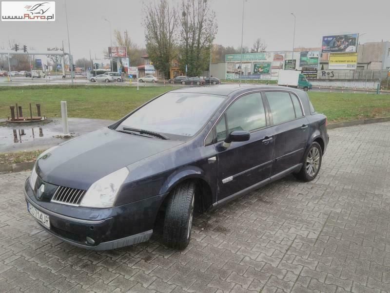 Niebieski ciemny Używany 2002 Renault Vel Satis Hatchback | 12 500 zł - Obraz 1/4