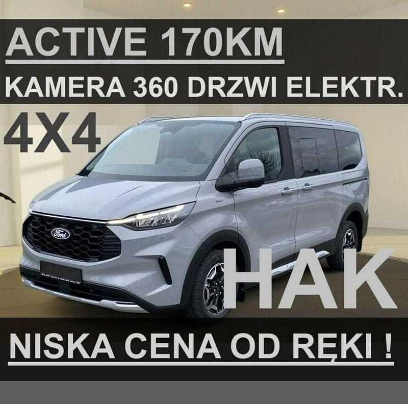 Szary (metalik) Nowe 2025 Ford Tourneo Custom Active Minivan | 295 000 zł (Uczciwa cena) - Obraz 1/4