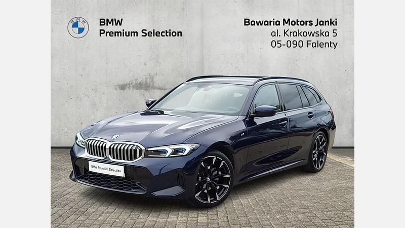 Niebieski tanzanite bmw individual metalizowany Używany 2024 BMW 320 Comfort Edition Kombi | 229 900 zł - Obraz 1/3