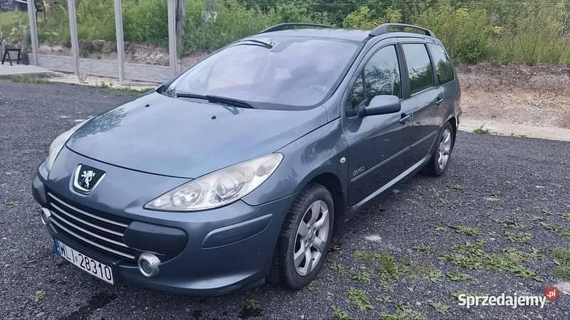 Grafitowy Używany 2006 Peugeot 307 Kombi | 4100 zł (Uczciwa cena) - Obraz 1/4