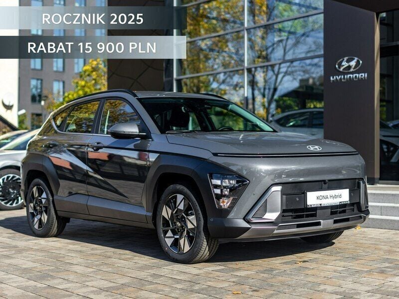 Szary (metalik) Nowe 2025 Hyundai Kona SUV | 126 900 zł (Uczciwa cena) - Obraz 1/4