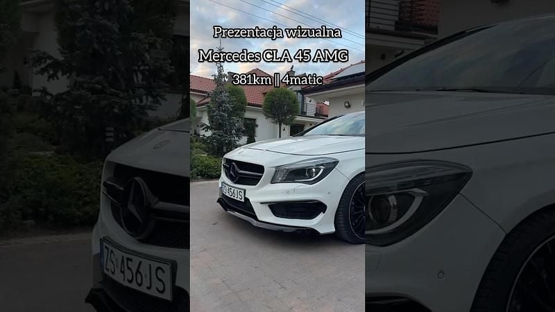 Biały Używany 2016 Mercedes CLA45 AMG AMG Coupe | 99 000 zł - Obraz 1/4