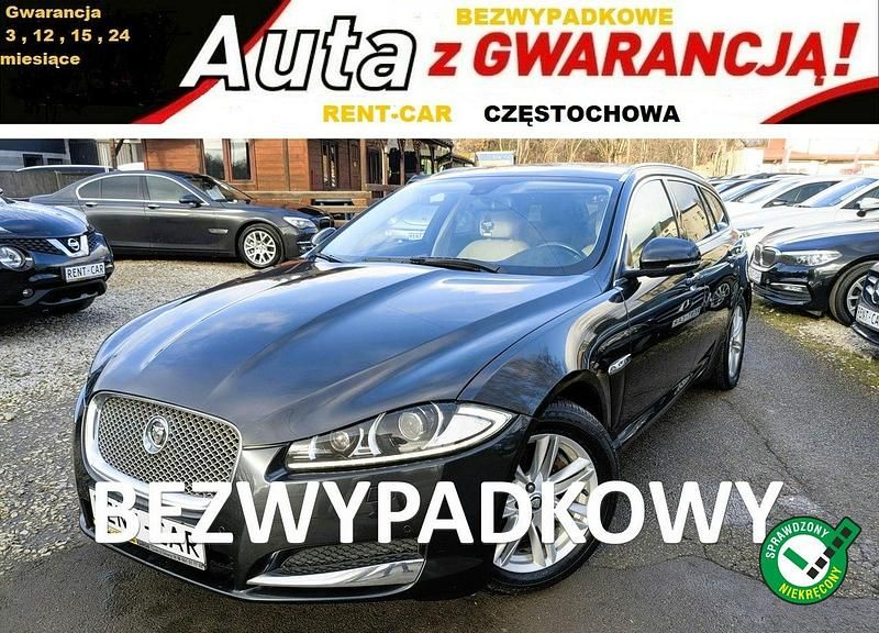 Grafitowy Używany 2012 Jaguar XF Kombi | 29 900 zł - Obraz 1/4