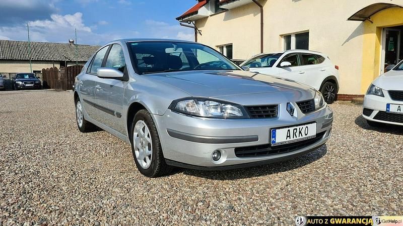 Srebrny Używany 2005 Renault Laguna II Hatchback | 8900 zł - Obraz 1/4