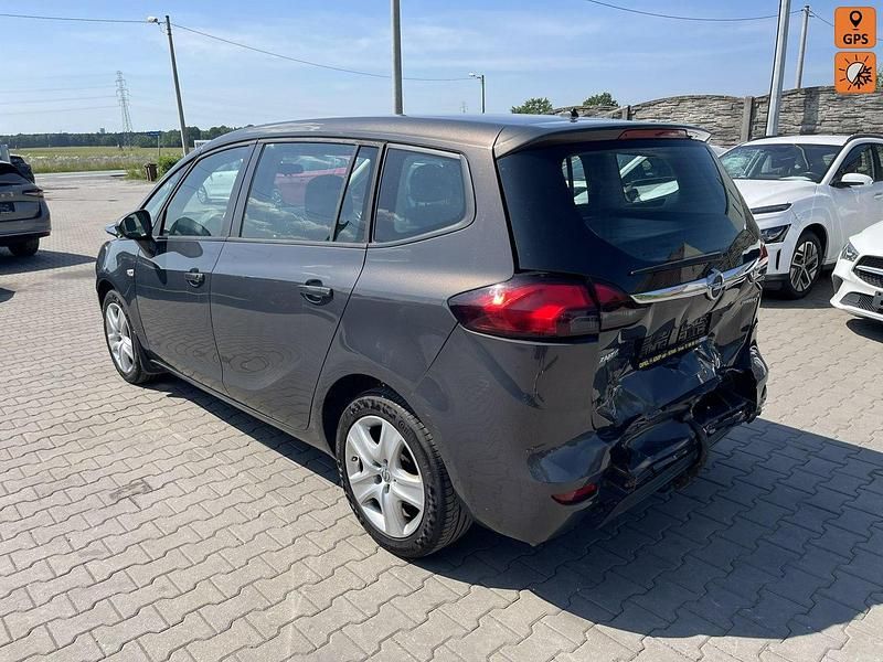 Grafitowy (metalik) Używany 2016 Opel Zafira Minivan | 14 900 zł - Obraz 1/4