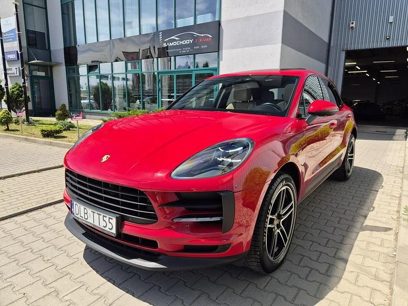Czerwony Używany 2019 Porsche Macan SUV | 185 000 zł (Dość drogi) - Obraz 1/4