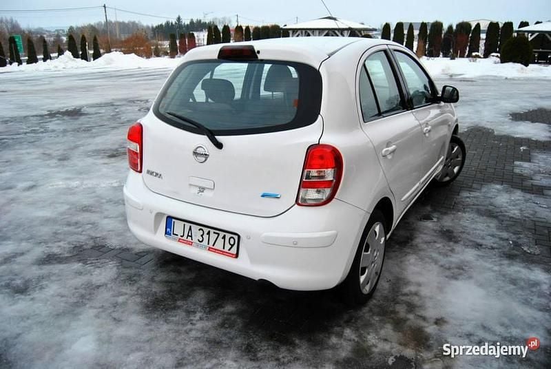 Używany Nissan Micra 80 KM (58 kW) 2012 Biały Hatchback