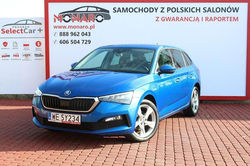 Niebieski Używany 2022 Skoda Scala Style Hatchback | 54 900 zł (Dość drogi) - Obraz 1/4