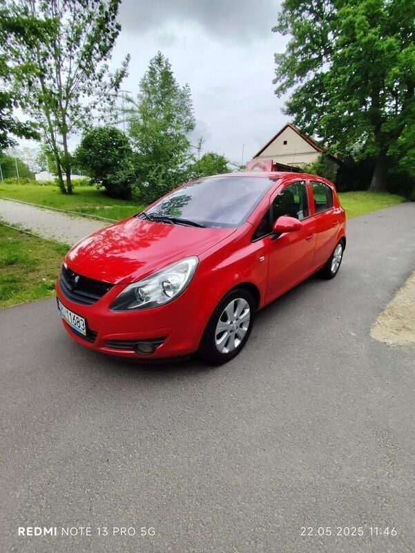 Czerwony (metalik) Używany 2008 Opel Corsa Hatchback | 11 999 zł (Uczciwa cena) - Obraz 1/4