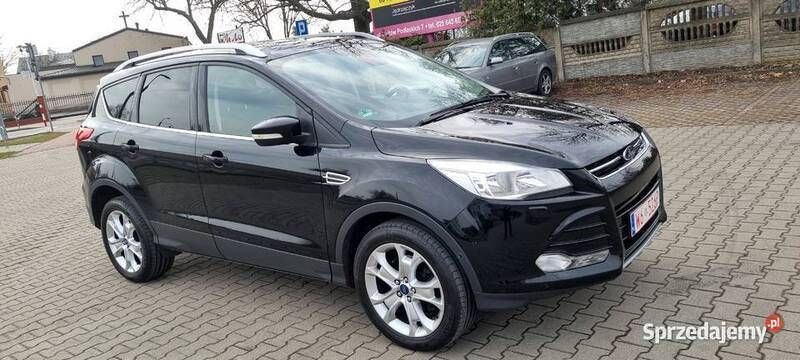 Czarny Używany 2016 Ford Kuga Titanium SUV | 45 900 zł (Dobra cena) - Obraz 1/4