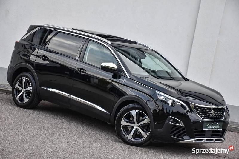 Czarny Używany 2018 Peugeot 5008 Crossway SUV | 74 899 zł (Uczciwa cena) - Obraz 1/4