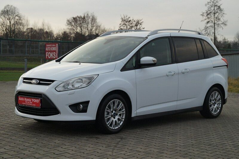 Biały Używany 2013 Ford Grand C-Max Minivan | 23 900 zł (Uczciwa cena) - Obraz 1/4