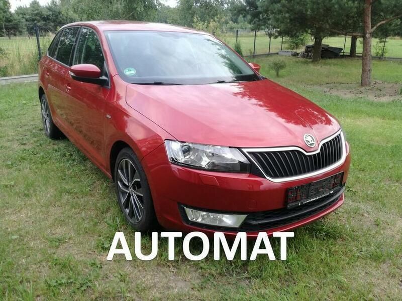 Bordowy (metalik) Używany 2017 Skoda Rapid Hatchback | 41 600 zł - Obraz 1/4