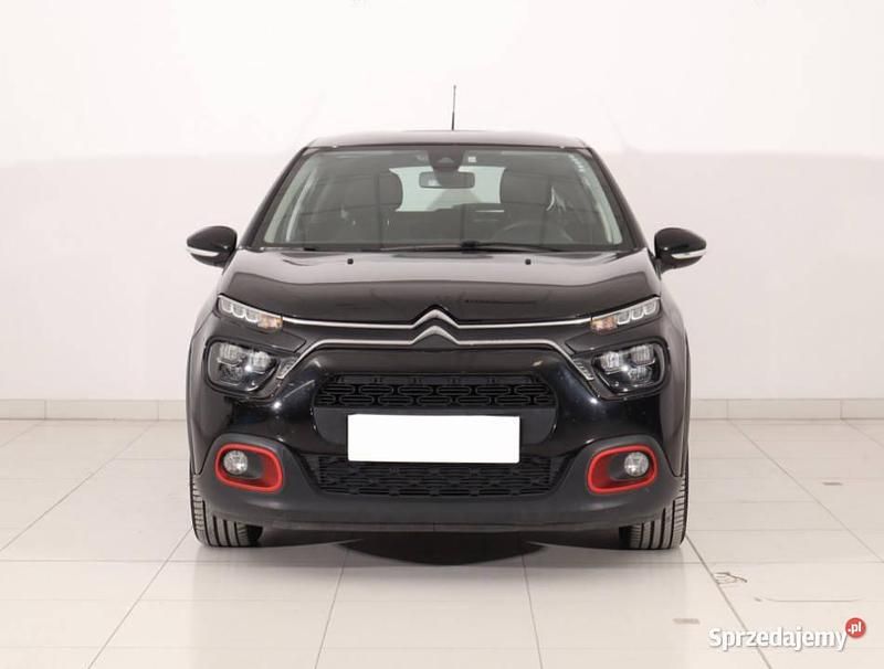 Czarny Używany 2021 Citroën C3 PureTech Hatchback | 39 999 zł (Dobra cena) - Obraz 1/4