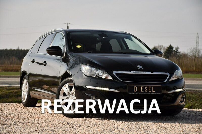 Niebieski ciemny (metalik, perła) Używany 2014 Peugeot 308 Hatchback | 24 999 zł (Super Cena) - Obraz 1/4