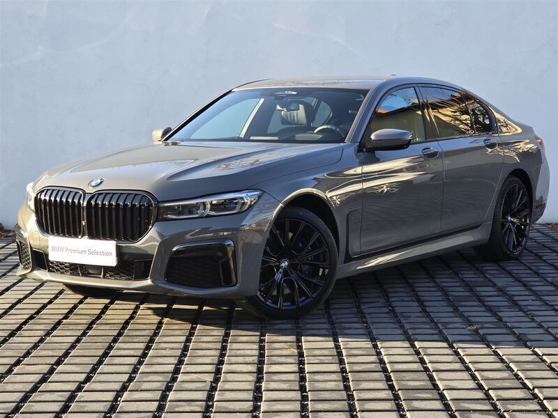 Bernina grey amber effect metallic metalizowany Używany 2019 BMW 750L Executive Sedan/Limuzyna | 299 000 zł - Obraz 1/3
