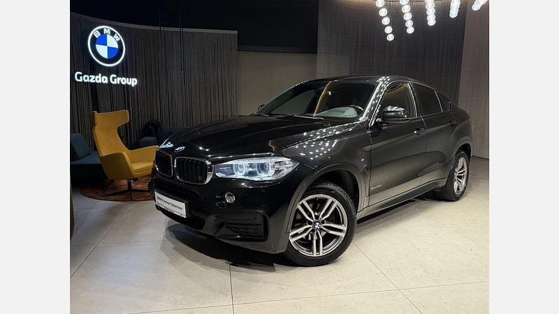 Black sapphire metallic metalizowany Używany 2018 BMW X6 Shadowline SUV | 159 900 zł - Obraz 1/3