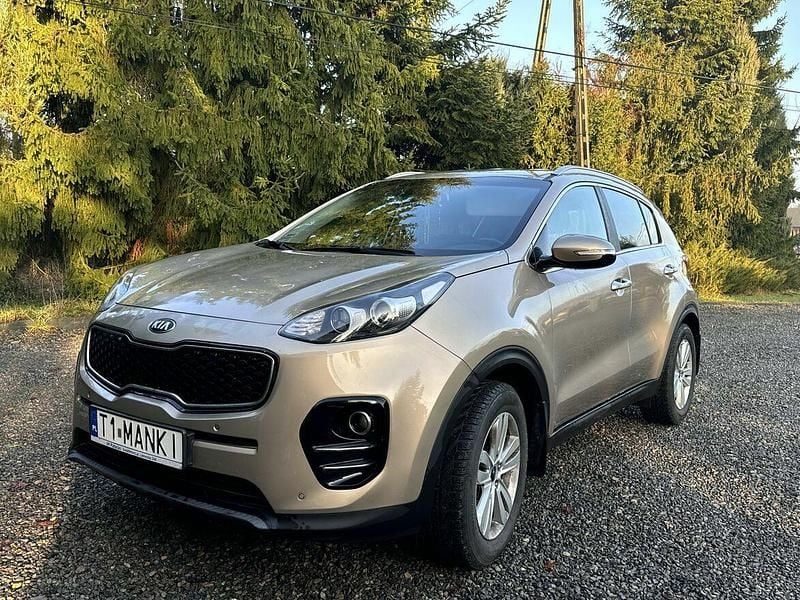 Używany Kia Sportage Plus 2018 Żółtozłoty SUV