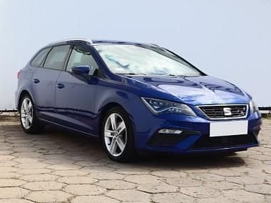 Niebieski Używany 2018 Seat Leon Kombi | 65 999 zł (Uczciwa cena) - Obraz 1/4