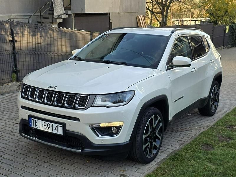 Biały Używany 2018 Jeep Compass SUV | 55 900 zł (Uczciwa cena) - Obraz 1/4