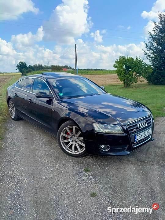 Czarny Używany 2010 Audi A5 Sportback S-Line Sedan/Limuzyna | 37 500 zł - Obraz 1/4