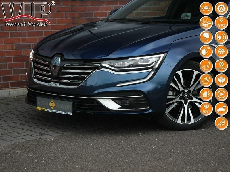 Niebieski ciemny (metalik, perła) Używany 2021 Renault Talisman Bose Edition Sedan/Limuzyna | 105 990 zł - Obraz 1/4