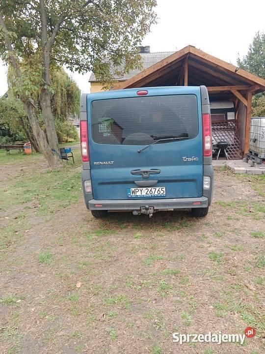 Niebieski Używany 2008 Renault Trafic Van | 28 700 zł (Super Cena) - Obraz 1/4