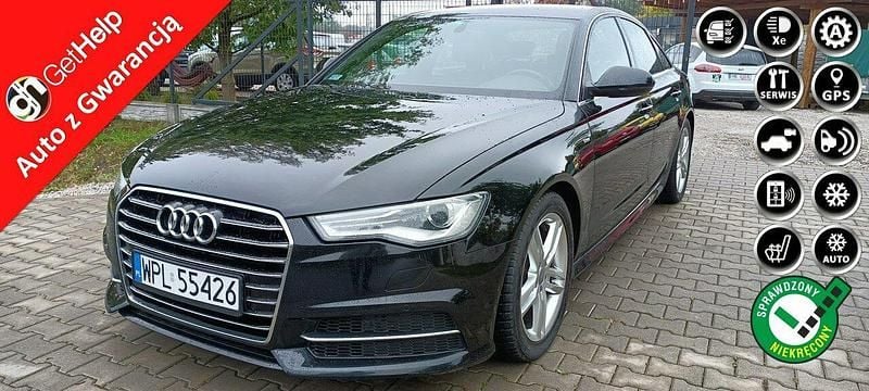 Czarny Używany 2015 Audi A6 S-Line Sedan/Limuzyna | 59 000 zł (Dobra cena) - Obraz 1/4