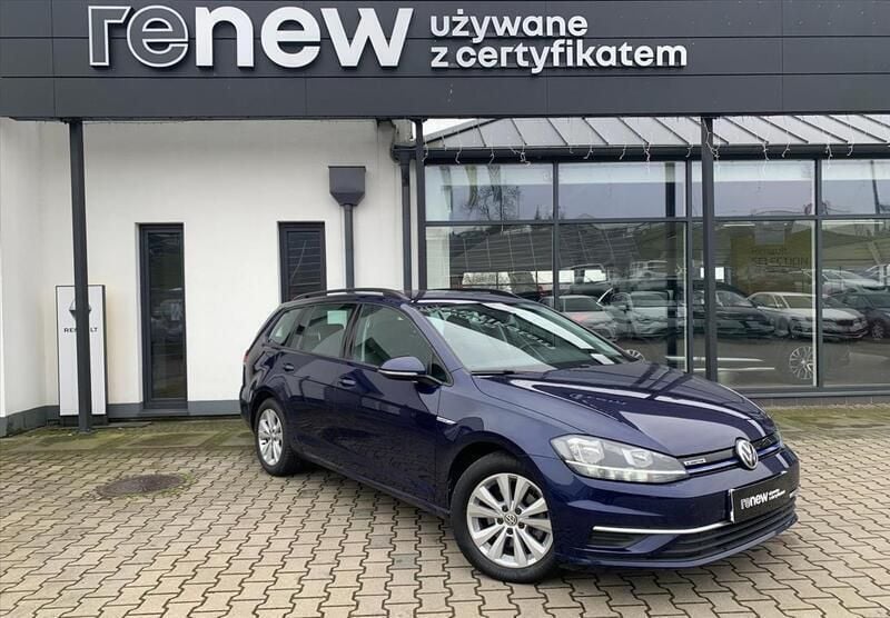 Niebieski Używany 2019 VW Golf VII Trendline Kombi | 75 900 zł (Drogi) - Obraz 1/4