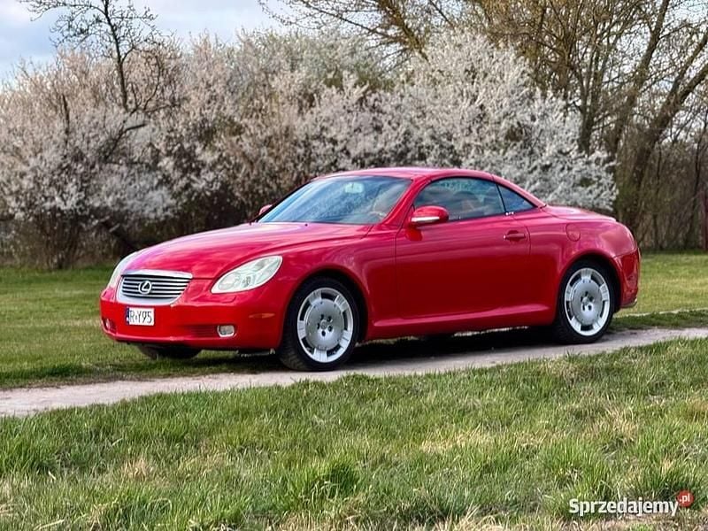 Czerwony Używany 2002 Lexus SC430 Kabriolet | 62 000 zł - Obraz 1/4