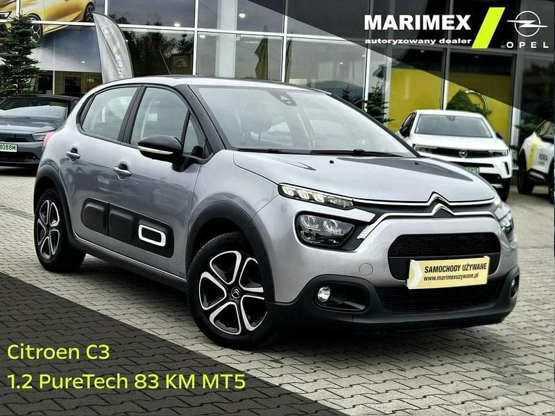Szary (metalik) Używany 2022 Citroën C3 Hatchback | 41 000 zł (Uczciwa cena) - Obraz 1/4