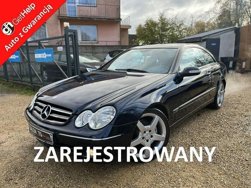Granatowy Używany 2003 Mercedes CLK320 AMG Coupe | 23 800 zł - Obraz 1/4