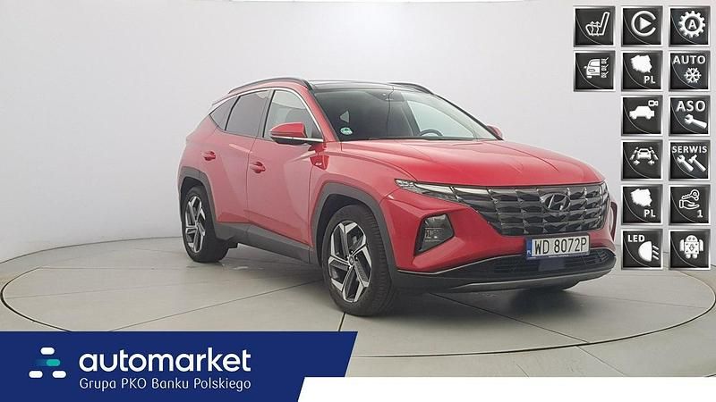 Czerwony Używany 2021 Hyundai Tucson N Line SUV | 103 850 zł (Drogi) - Obraz 1/4