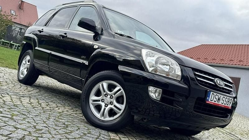 Czarny (metalik, perła) Używany 2004 Kia Sportage SUV | 13 900 zł - Obraz 1/4