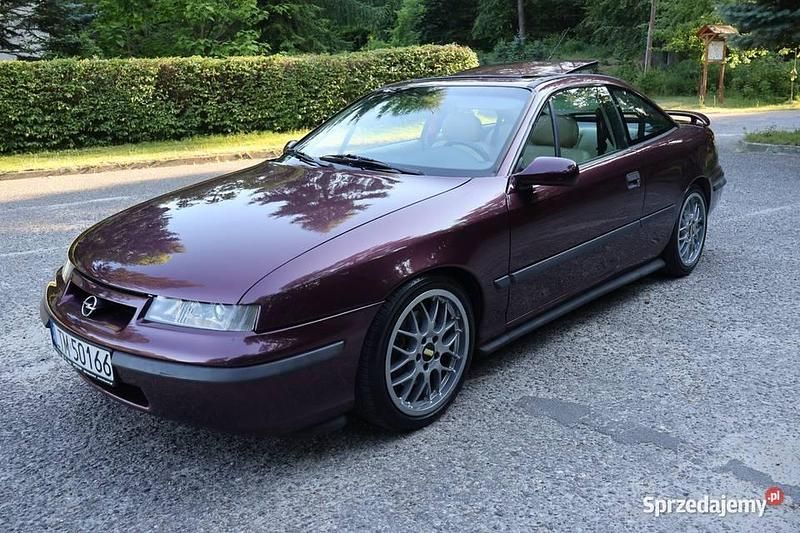 Bordowy Używany 1995 Opel Calibra Coupe | 34 900 zł - Obraz 1/4