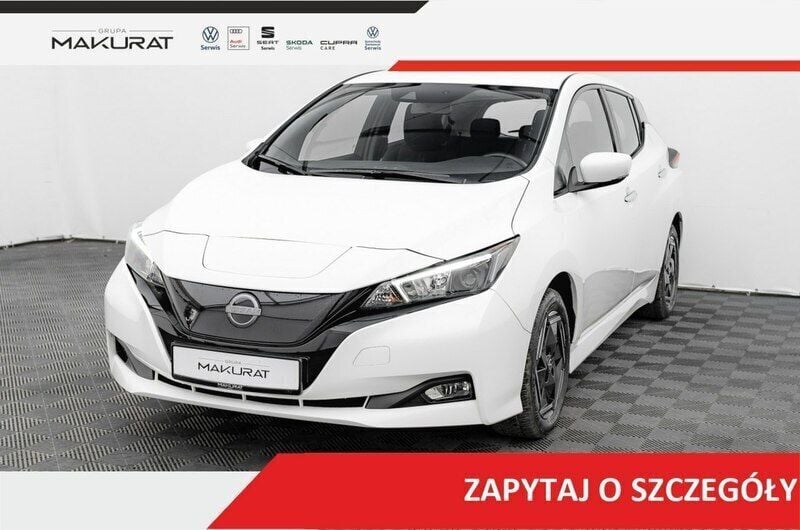 Biały (metalik) Używany 2022 Nissan Leaf Acenta Hatchback | 72 850 zł (Uczciwa cena) - Obraz 1/4