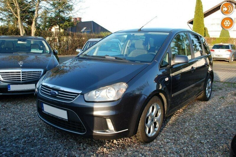 Szary (metalik) Używany 2008 Ford C-MAX Minivan | 12 900 zł (Drogi) - Obraz 1/4