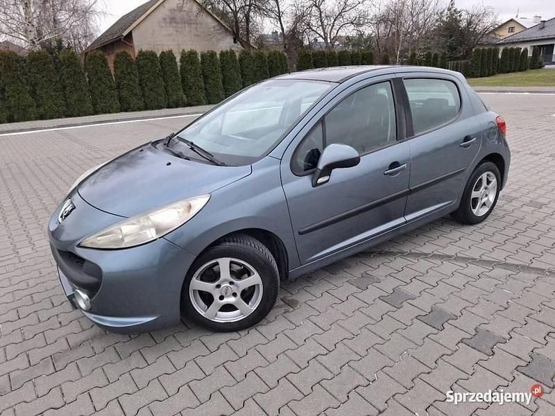 Grafitowy Używany 2007 Peugeot 207 Hatchback | 8900 zł (Uczciwa cena) - Obraz 1/4