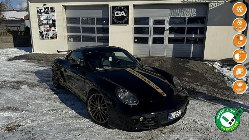 Czarny Używany 2006 Porsche Cayman Sport Coupe | 129 500 zł - Obraz 1/4
