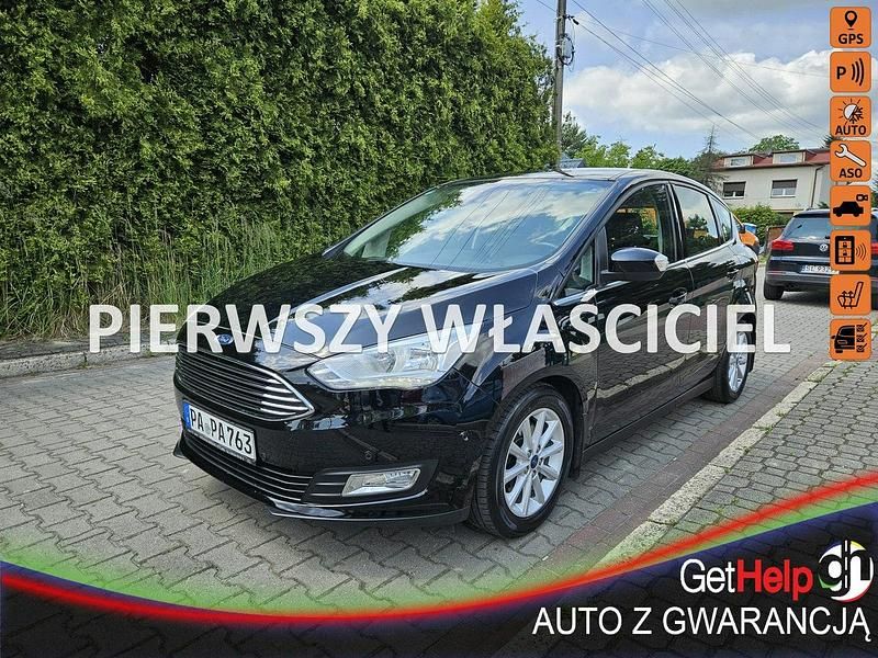 Czarny Używany 2016 Ford C-MAX Minivan | 40 900 zł (Uczciwa cena) - Obraz 1/4