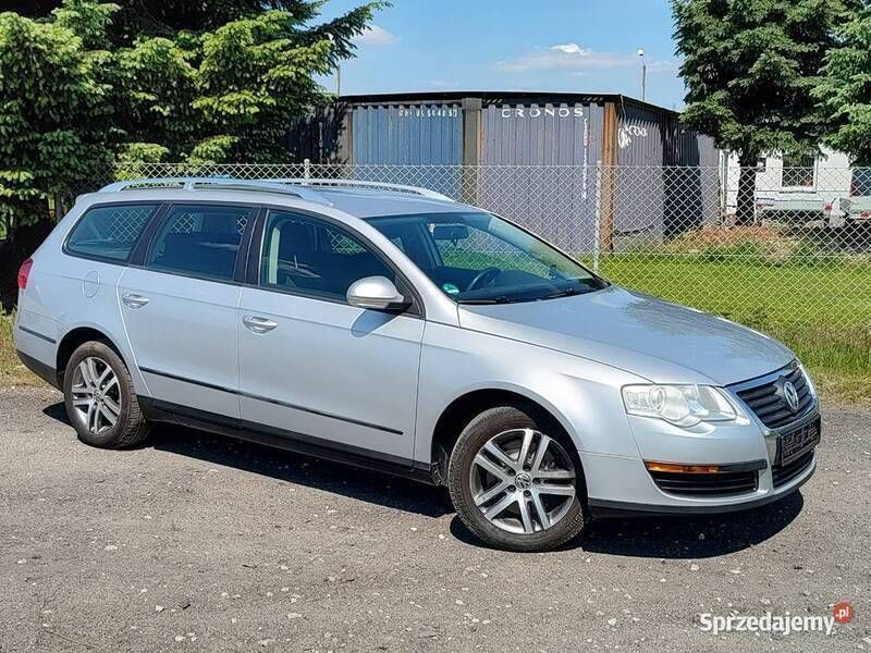 Srebrny Używany 2008 VW Passat Kombi | 13 900 zł (Uczciwa cena) - Obraz 1/4