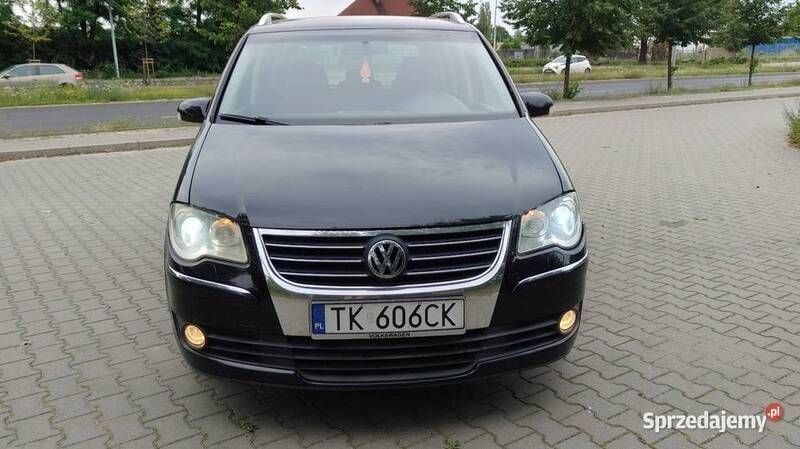 Używany VW Touran 2007 Czarny Minivan