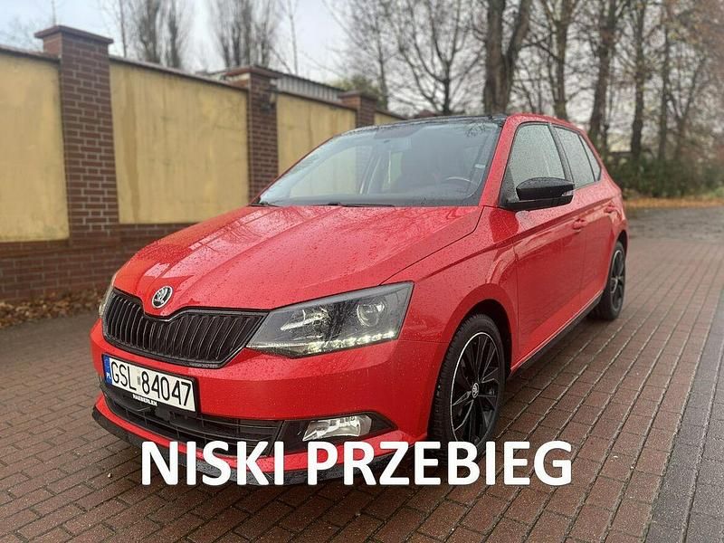 Czerwony (metalik) Używany 2017 Skoda Fabia Monte Carlo Hatchback | 39 000 zł (Uczciwa cena) - Obraz 1/4