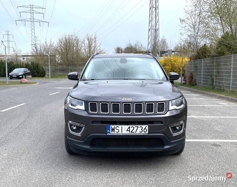 Szary Używany 2019 Jeep Compass SUV | 67 900 zł (Dobra cena) - Obraz 1/4