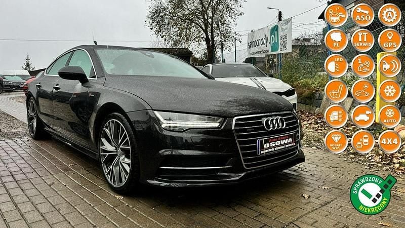 Używany Audi A7 412 KM (303 kW) 2016 Grafitowy (metalik) Hatchback