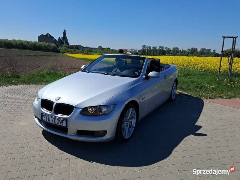 Srebrny Używany 2009 BMW 320 Cabriolet Kabriolet | 34 900 zł - Obraz 1/4