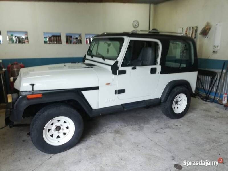 Biały Używany 1993 Jeep Wrangler SUV | 23 800 zł - Obraz 1/4