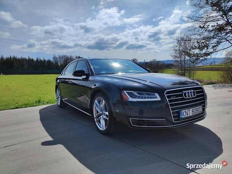 Czarny Używany 2014 Audi A8L Sedan/Limuzyna | 107 900 zł - Obraz 1/4